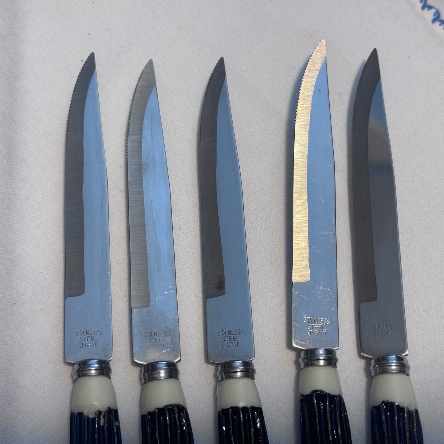 Stainless Steel Faux Bone Dinner/Steak Knife