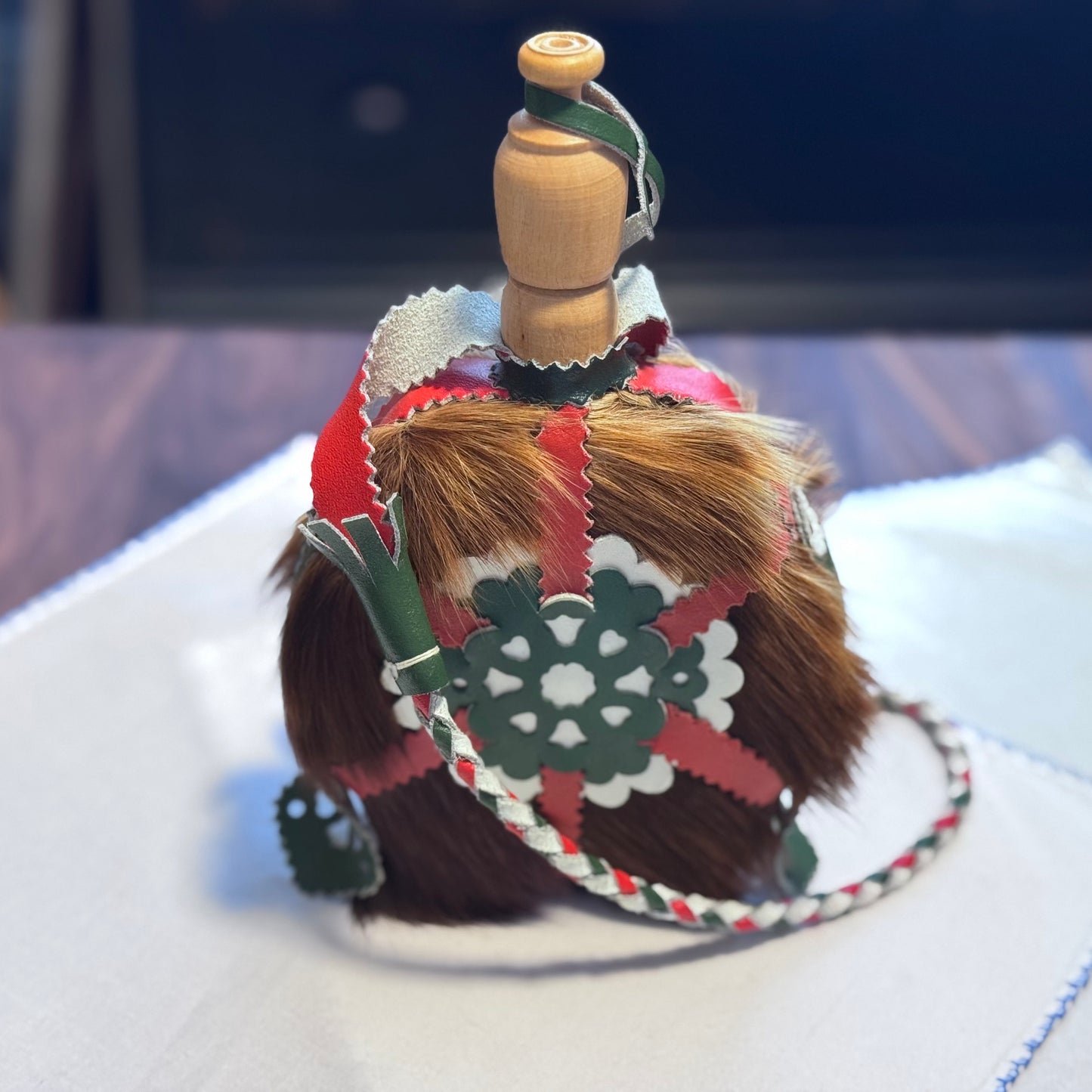 Hungarian Wood & Leather Flask/Canteen