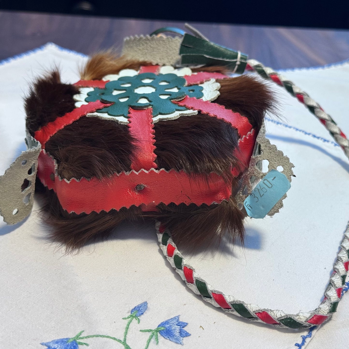 Hungarian Wood & Leather Flask/Canteen