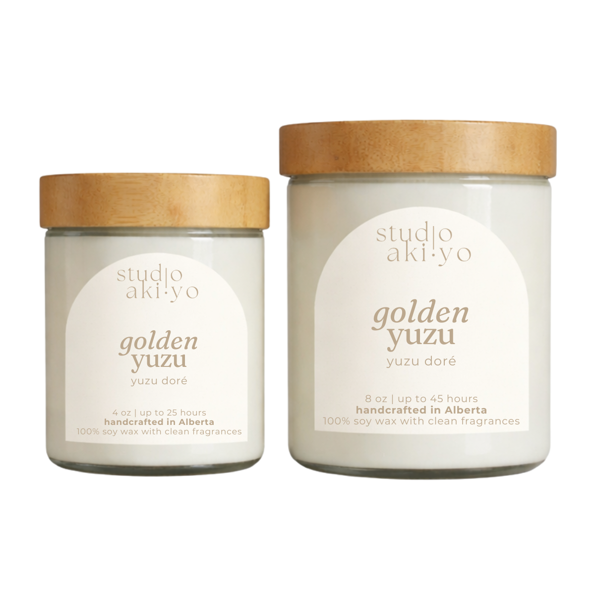 Golden Yuzu Soy Candle | Summer Essential | Fresh Citrusy : 8oz