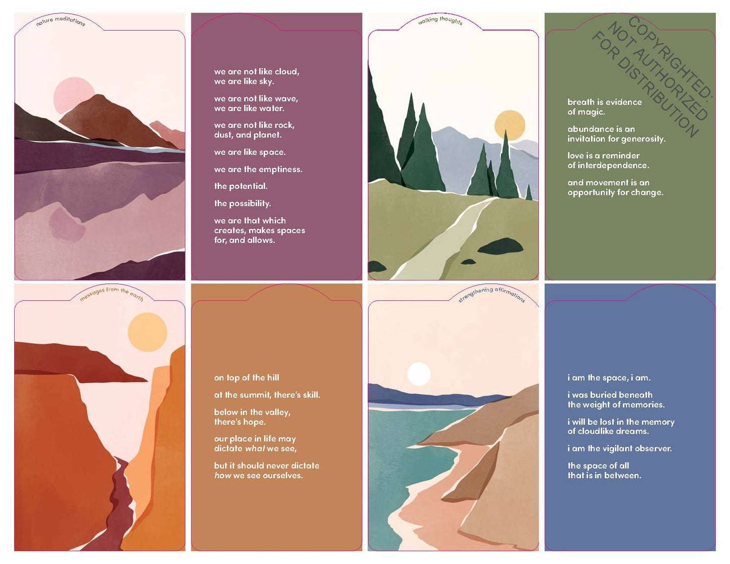 Nature Meditations Deck