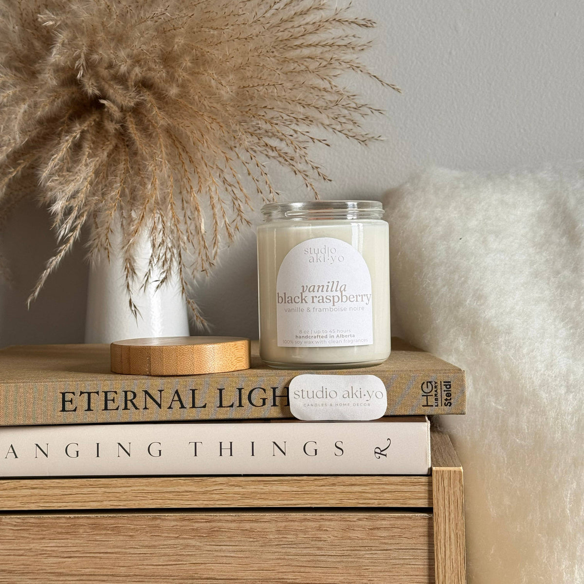 Pomegranate Orange Soy Candle | Fresh Fruity Summer Scent: 4oz