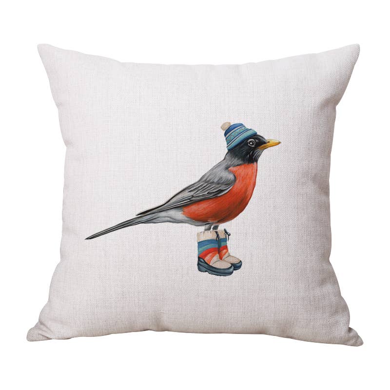 Fashionable Robin Decorative Pillow, Cushion