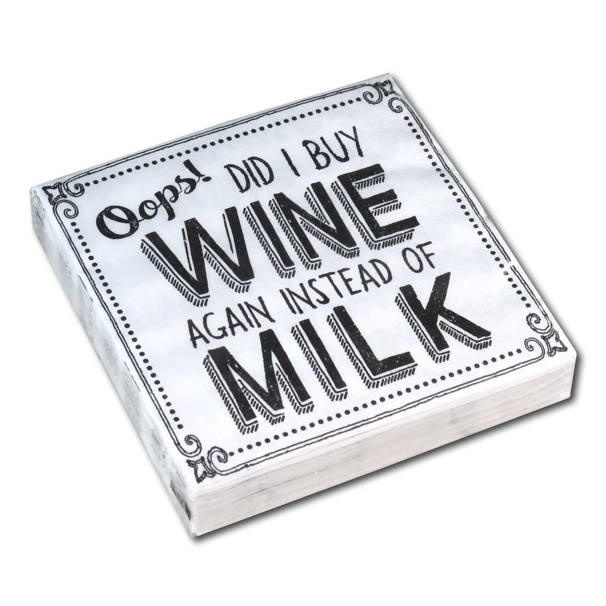 Oops  Cocktail Napkin